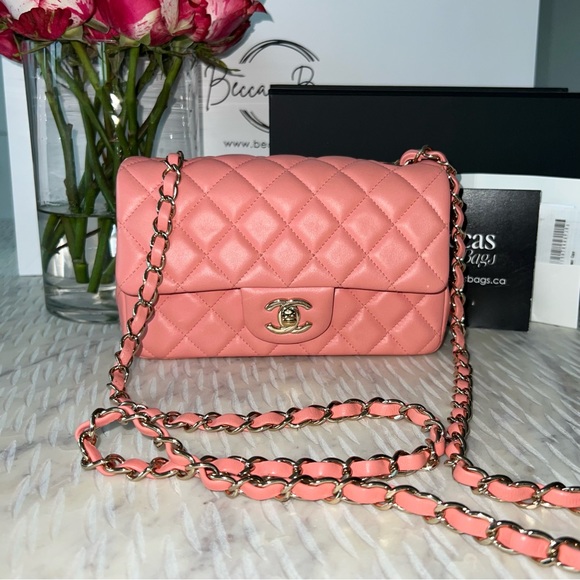 CHANEL CLASSIC FLAP MINI RECTANGLE BAG (AUTHENTIC) - Picture 6 of 11